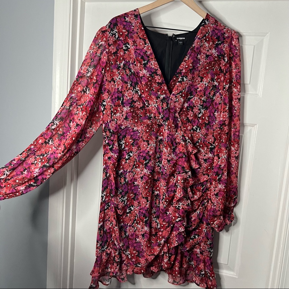 Express Floral Mini Dress